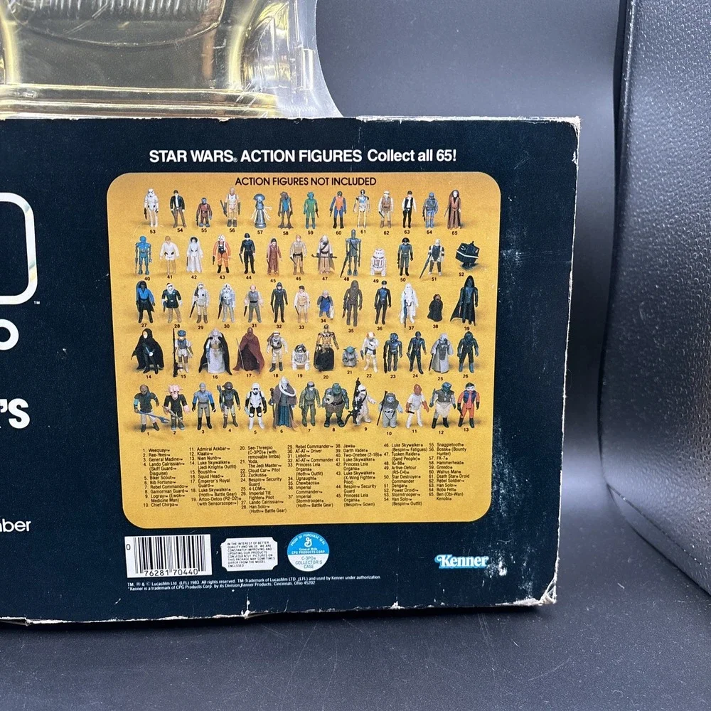 Star Wars ROTJ C-3PO Collector's Case Sealed 1983 Kenner Never Used Vintage